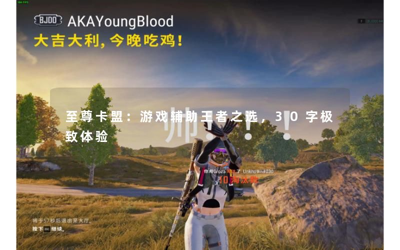 至尊卡盟：游戏辅助王者之选，30字极致体验